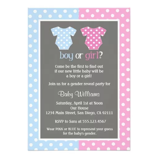 Easy steps to follow for your grand baby shower celebration 4 Gender-reveal-party-baby-shower-invitation