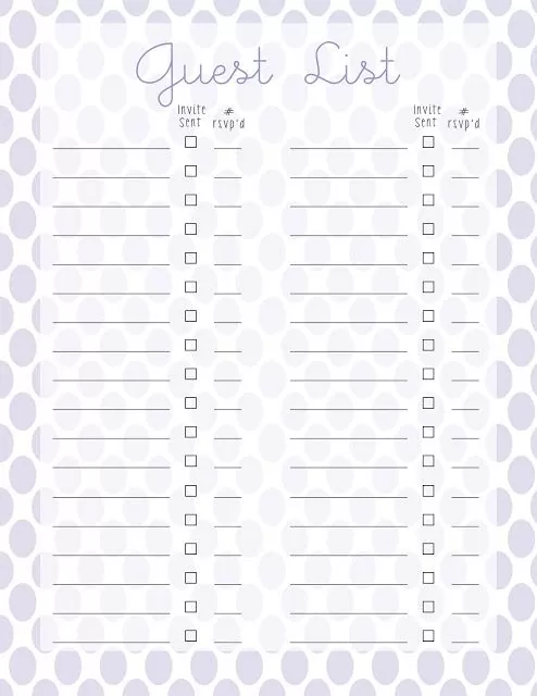 Easy steps to follow for your grand baby shower celebration 2 Guest list