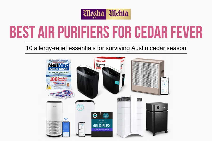 Best air purifiers for cedar fever Austin