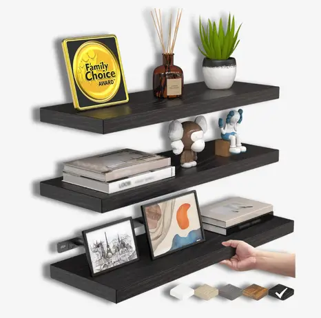 Compact Wall-Mounted Floating Shelf Compact Wall-Mounted Floating Shelf