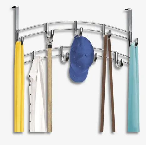 Space-Saving Wall Rack for Hats, Jackets, and Bags Space-Saving Wall Rack for Hats, Jackets, and Bags